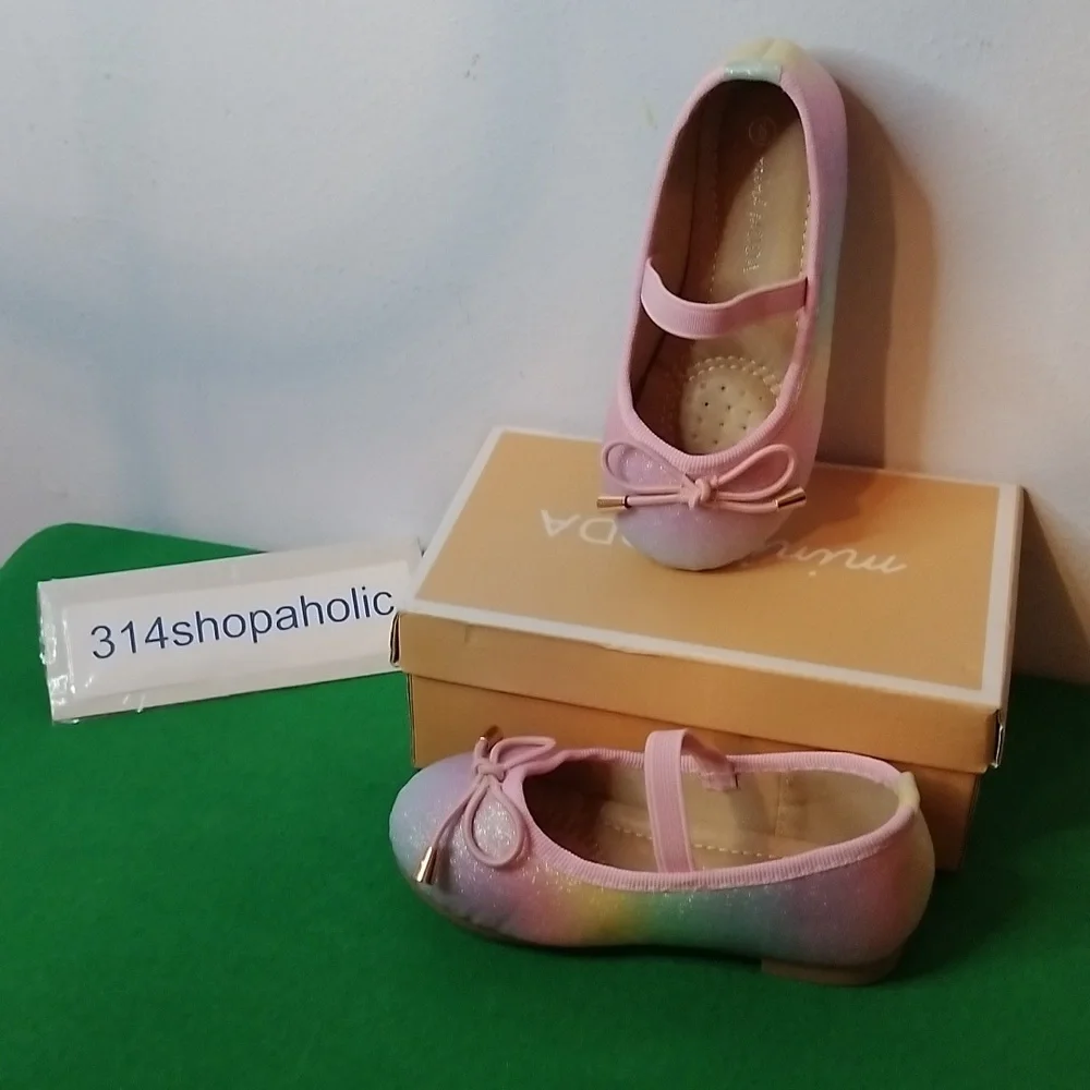 Toddler Girls Rainbow Ballet Flats